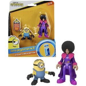Imaginext Minions Stuart Belle Bottom Despicable Me The Rise Of Gru Set NEW Bell